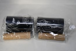 A box of ten as new Techno-Edge B112 130mm x 600M Thermal Transfer Ribbon. Black Wax/Resin (PN: