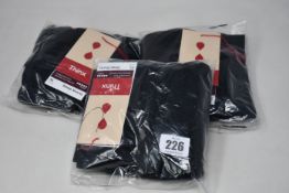 Three pairs of Thinx sleep shorts (All XL).