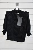 An as new The Kooples Dot smock top (Size 3 - RRP £178).
