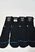 Eighteen pairs of as new Stance Icon socks (All L - RRP £9 per pair).
