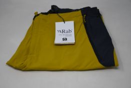 Two pairs of as new Rab Torque pants (XL, XXL - RRP £85 each).
