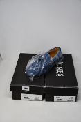 Two pairs of as new Jones Bootmaker Patrick suede leather driver moccasins (UK 10 - RRP £49 each).