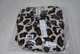 Four as new Closet London beige leopard print high neck front slit dresses (1 x UK 14, 3 x 16 -