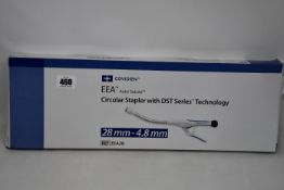 A boxed as new Covidien Medical Circular Stapler with DST Series technology.