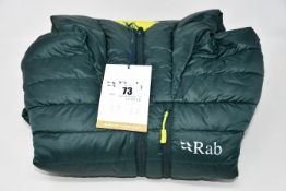 An as new Rab Microlight Aline jacket (M - RRP £190).