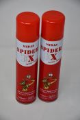Two boxes of 6 x 300ml Midas SiderEx Spider Deterrent.