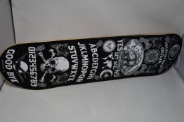 One boxed as new Abandon Ship Ouija skateboard 2nd edition.
