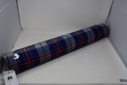 A roll of as new Worsted fabric in Apollo pattern from Andrew Elliot Ltd (12.4m x 78cm, 16oz).