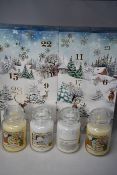 A collection of assorted Yankee Candle items to include; 1 x Advent Tower, 2 x 623g 