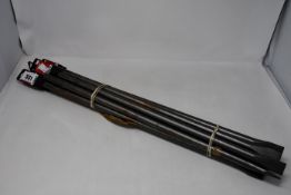 Ten Milwaukee 600mm x 25mm SDS-max flat chisels.