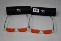 Two pairs of as new RA Optics ultimate night time glasses.