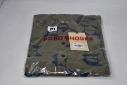 Four as new Bobo Choses all over shirt dresses (XS, S, M, L).