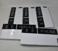 Sixteen as new Percale Pillowcases (Pair PER001White).