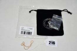 Ten as new Serge Denimes gold plated silver ankh enamel earrings (Please note these are singular