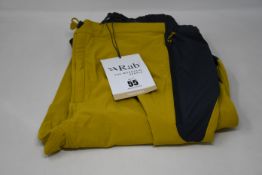 Two pairs of as new Rab Torque pants (M - RRP £85 each).