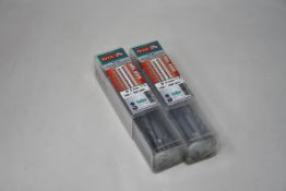 Ten packs of ten as new Heller Bionic Pro SDS-Plus Hammer Drill Bits D/5mm, 6mm and 10mm 100/160mm.