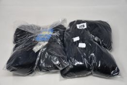 Six children's as new Satila Malva hats in navy (Size 53).