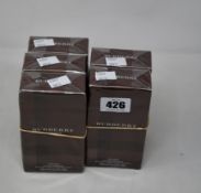 Five boxed as new Burberry London For Men eau de toilette (100ml).