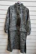 An as new The Kooples Fuzzy Screen coat (Size 34 - RRP €495).