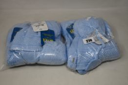 Six children's as new Satila Diamond hats in light blue (Size 50/52).