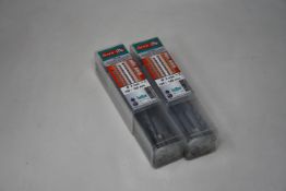 Ten packs of ten as new Heller Bionic Pro SDS-Plus Hammer Drill Bits D/5mm 100/160mm.