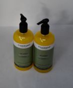 Twelve Tisserand Jojoba Pure Blending Oil Hand-pump bottles (500ml).