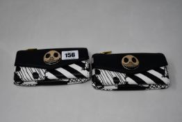 Six as new Nightmare Before Christmas Patchwork Black clutch purses (RRP £27 each).