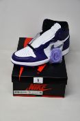 A pair of as new Nike Air Jordan 1 Retro High OG (UK 8.5).