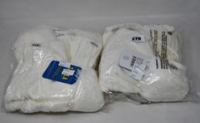 Six children's as new Satila Malva hats in off white (Size 53).