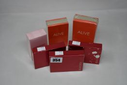Three Gucci Rush eau de toilette (50ml), two Hugo Boss Alive eau de parfum (80m, 50ml) and one