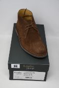 A pair of as new Loake Lifestyle Sahara brown suede chukkas (UK 7 - RRP £115).