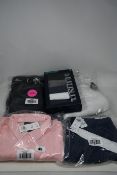 Seven items of as new Hollister clothing; two packs of three T-shirts (M - RRP £40 each), five