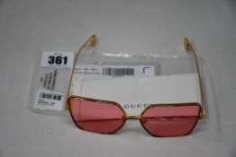 A pair of ladies as new Gucci GG0436S 005 Sunglasses (61-14-140, no case).
