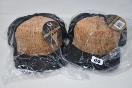 Ten as new Chef Works cork front skater hats (RRP £21 each).