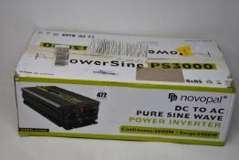A boxed as new Novopal DC to AC Pure Sine Wave Power Inverter (PS3000).