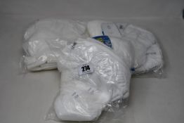 Nine children's as new Satila Malva hats in white (Sizes 39, 45 and 49).