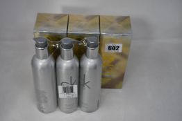 Six as new Calvin Klein products; three CKIN2U her eau de toilette spray (150ml) and three CK One