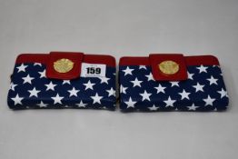 Six as new Wonder Woman Princess Diana Outfit clutch purses (RRP £26 each).