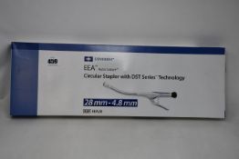 A boxed as new Covidien Medical Circular Stapler with DST Series technology.