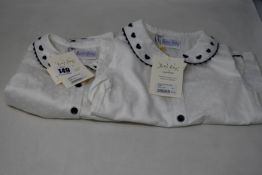 Sixteen girls as new Rachel Riley London Heart embroidered blouses (Assorted sizes from 18M to 10Y -