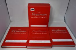 A box set of The Feynman Lectures on Physics: The New Millenium Edition Three Book collection.