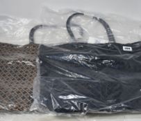 Two as new By Marlene Birger Carryall tote bags (Two different styles - RRP €80 each).