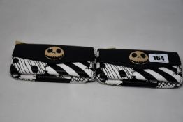 Six as new Nightmare Before Christmas Patchwork Black clutch purses (RRP £27 each).