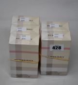 Five boxed as new Burberry London For Women eau de parfum (100ml).