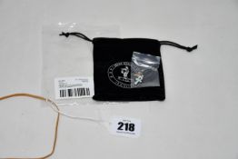 Ten as new Serge Denimes gold plated silver ankh enamel earrings (Please note these are singular