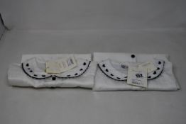 Ten girls as new Rachel Riley London Heart embroidered blouses (2Y, 3Y, 4y, 5Y, 2 x 6Y, 2 x 7Y, 2