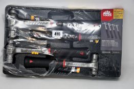 An as new MAC Tools BH4AVS 4-piece Anti-Vibe Ball Peen Hammer Set.