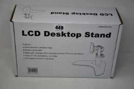Five boxed as new PSG03644 Pro-Signal LCD Monitor Desk Stands.