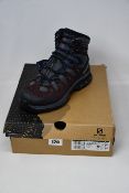 A pair of women’s as new Salomon 4D 3 GTX walking boots (UK 5.5).