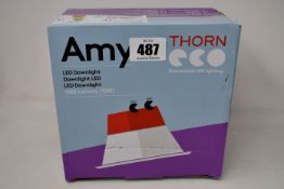 Eight boxed as new Thorn Amy LED Downlights (1000 Lumens).